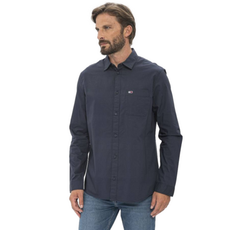 TOMMY JEANS KOSZULA MĘSKA TJM ESSENTIAL POPLIN