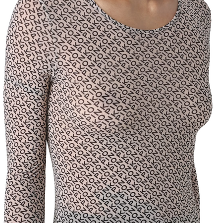 PINKO BLUZKA DAMSKA Z DŁUGIM RĘKAWEM Z LOGO