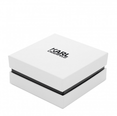 KARL LAGERFELD NASZYJNIK SREBRNY K/IKONIK PAVE