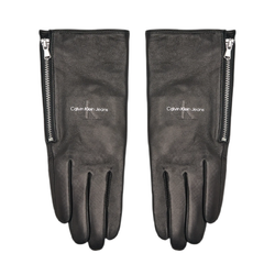 CALVIN KLEIN JEANS SKÓRZANE RĘKAWICZKI DAMSKIE LEATHER