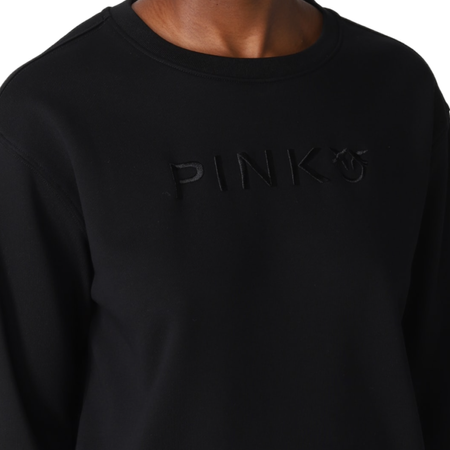 PINKO BLUZA DAMSKA Z WYSZYWANYM LOGO