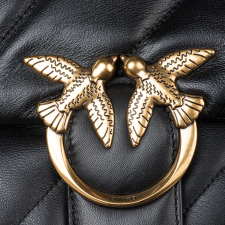 PINKO TOREBKA SKÓRZANA BIG LOVE BAG PUFF