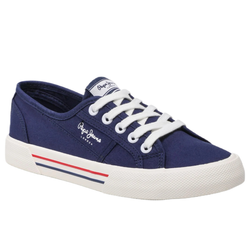 PEPE JEANS BAWEŁNIANE TRAMPKI DAMSKIE BRADY BASIC
