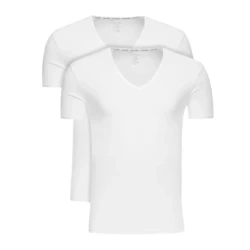 CALVIN KLEIN T-SHIRT MĘSKI 2-PACK V NECK SLIM FIT