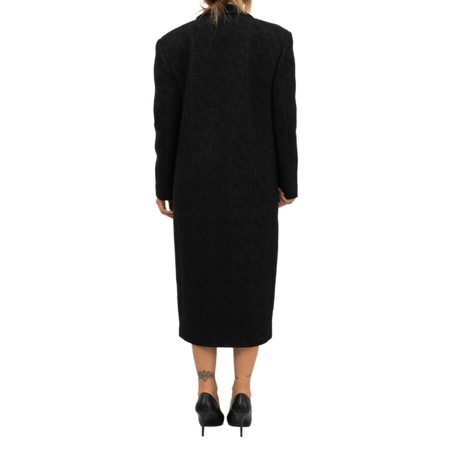 PINKO WEŁNIANY PŁASZCZ DAMSKI EMULE