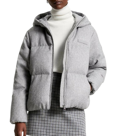 TOMMY HILFIGER KURTKA DAMSKA NEW YORK BRUSHED PUFFER