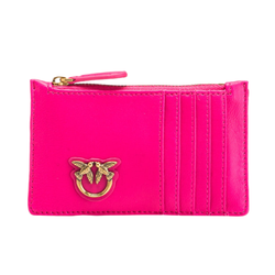 PINKO CARD HOLDER SKÓRZANY AIRONE NAPPA CHEVRON