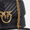 PINKO TOREBKA SKÓRZANA CLASSIC LADY LOVE BAG PUFF CHEVRON