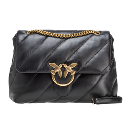 PINKO TOREBKA SKÓRZANA BIG LOVE BAG PUFF