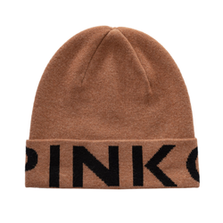 PINKO DAMSKA CZAPKA Z MAXI LOGO CALAMARO CAPPELLO