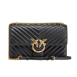 PINKO TOREBKA SKÓRZANA CLASSIC LOVE BAG ONE CHEVRON