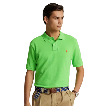 POLO RALPH LAUREN KOSZULKA POLO CUSTOM SLIM MESH
