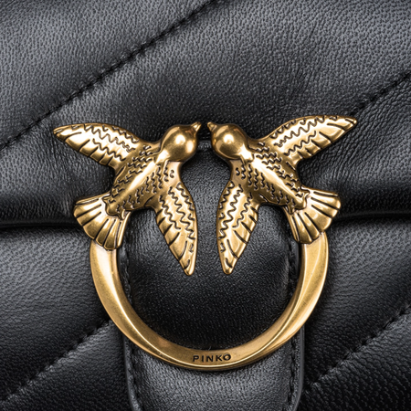 PINKO TOREBKA SKÓRZANA LOVE MINI PUFF