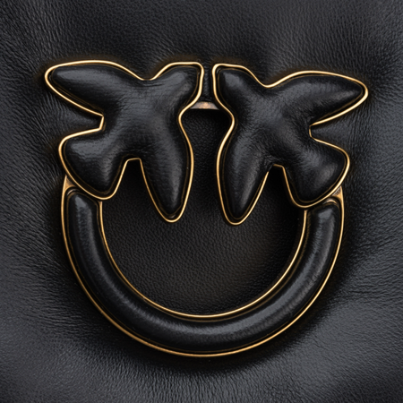 PINKO TOREBKA SKÓRZANA LOVE CLICK CLASSIC PUFF