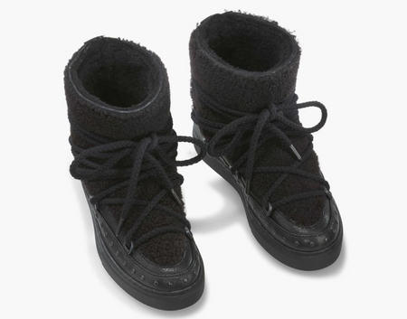 INUIKII ŚNIEGOWCE DAMSKIE CURLY ROCK BLACK