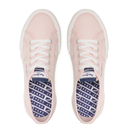 PEPE JEANS BAWEŁNIANE TRAMPKI DAMSKIE BRADY BASIC