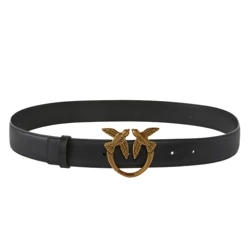 PINKO PASEK SKÓRZANY LOVE BIRDS H3