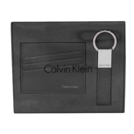 CALVIN KLEIN ZESTAW CARD HOLDER I BRELOK TYLER