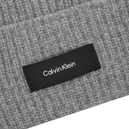 CALVIN KLEIN CZAPKA MĘSKA DADDY WOOL RIB
