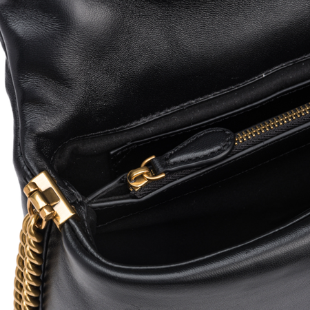 PINKO TOREBKA SKÓRZANA LOVE CLICK CLASSIC PUFF