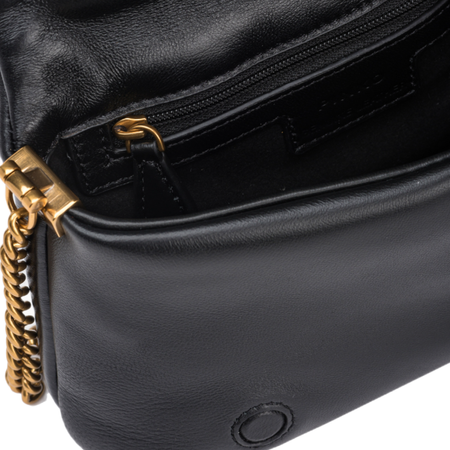 PINKO TOREBKA SKÓRZANA LOVE CLICK BABY PUFF NAPPA