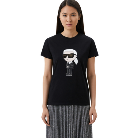 KARL LAGERFELD T-SHIRT DAMSKI IKONIK