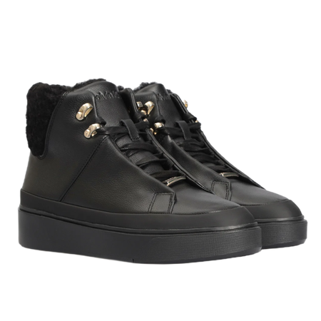 CALVIN KLEIN SKÓRZANE BOTKI DAMSKIE HELL CUPSOLE HI TOP WL