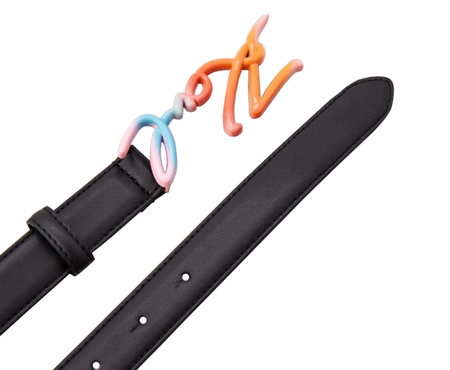 KARL LAGERFELD PASEK DAMSKI K/SIGNATURE RAINBOW