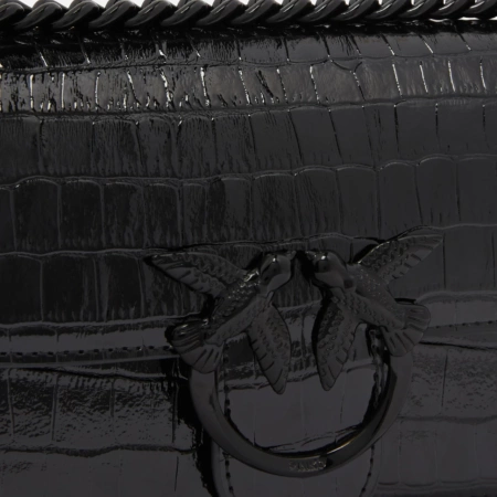 PINKO TOREBKA SKÓRZANA LOVE ONE MINI