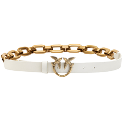 PINKO PASEK LOVE BIRDS Z MAKRO-ŁAŃCUSZKIEM