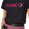 PINKO T-SHIRT DAMSKI Z NADRUKIEM