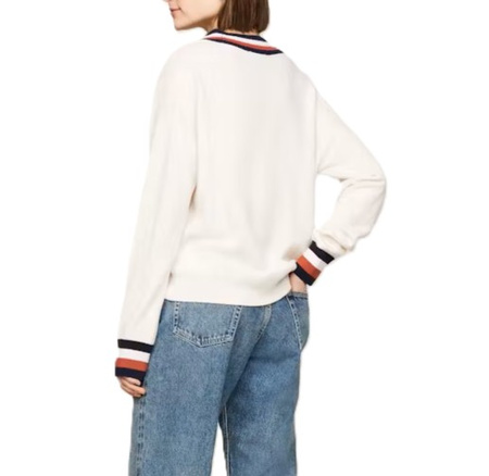 TOMMY HILFIGER WEŁNIANY KARDIGAN DAMSKI