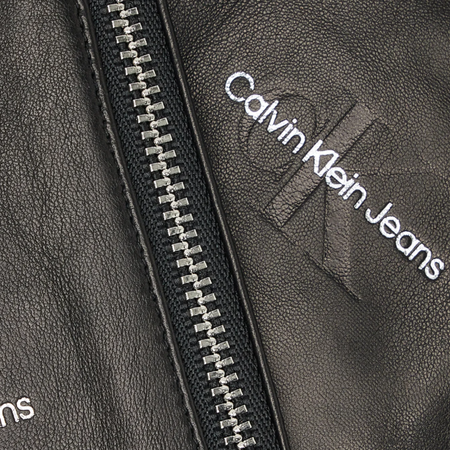 CALVIN KLEIN JEANS SKÓRZANE RĘKAWICZKI DAMSKIE LEATHER