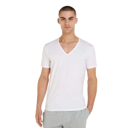 CALVIN KLEIN T-SHIRT MĘSKI 2-PACK V NECK SLIM FIT