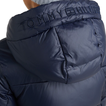 TOMMY HILFIGER KURTKA DAMSKA PADDED LOGO COAT
