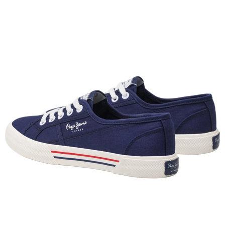 PEPE JEANS BAWEŁNIANE TRAMPKI DAMSKIE BRADY BASIC