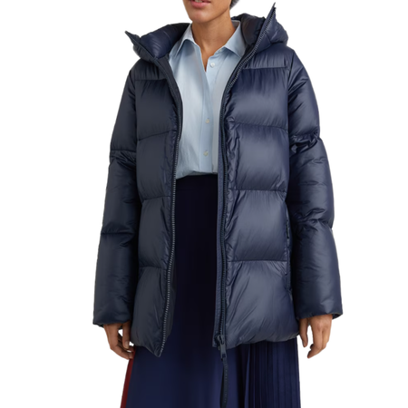 TOMMY HILFIGER KURTKA DAMSKA PADDED LOGO COAT
