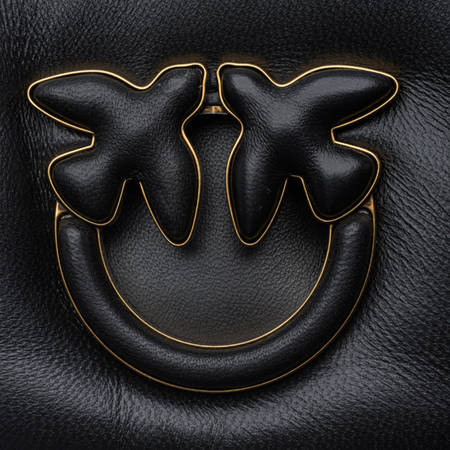 PINKO TOREBKA SKÓRZANA LOVE CLICK BABY PUFF NAPPA