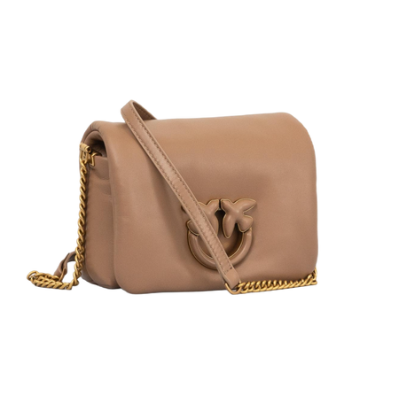 PINKO TOREBKA SKÓRZANA LOVE CLICK BABY PUFF NAPPA