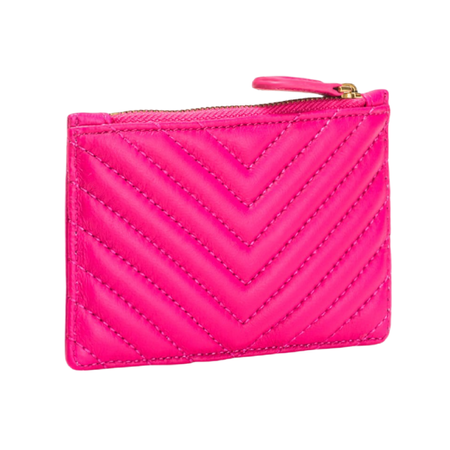 PINKO CARD HOLDER SKÓRZANY AIRONE NAPPA CHEVRON
