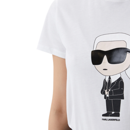 KARL LAGERFELD T-SHIRT DAMSKI IKONIK
