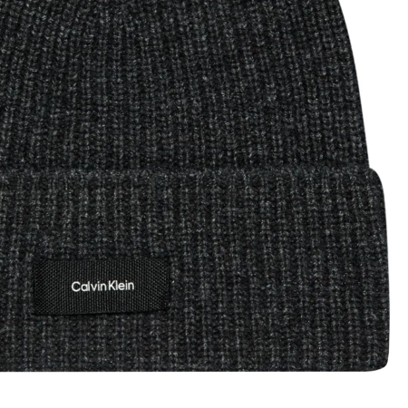CALVIN KLEIN CZAPKA MĘSKA DADDY WOOL BEANIE