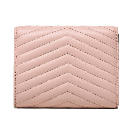 PINKO SKÓRZANY PORTFEL DAMSKI COMPACT WALLET CHEVRON