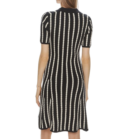 TOMMY HILFIGER SUKIENKA CABLE F&F POLO SS