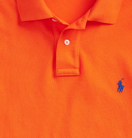 POLO RALPH LAUREN KOSZULKA POLO CUSTOM SLIM MESH