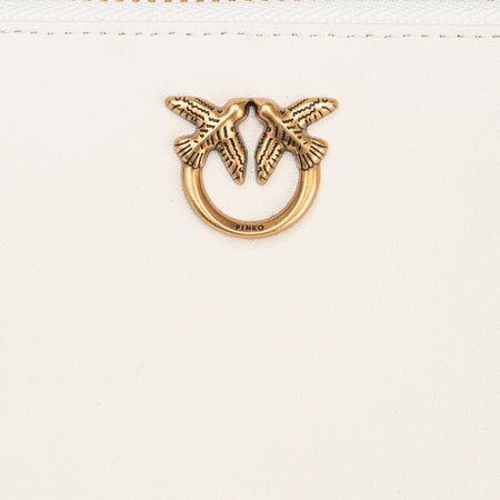 PINKO PORTFEL DAMSKI SKÓRZANY TAYLOR ZIP AROUND