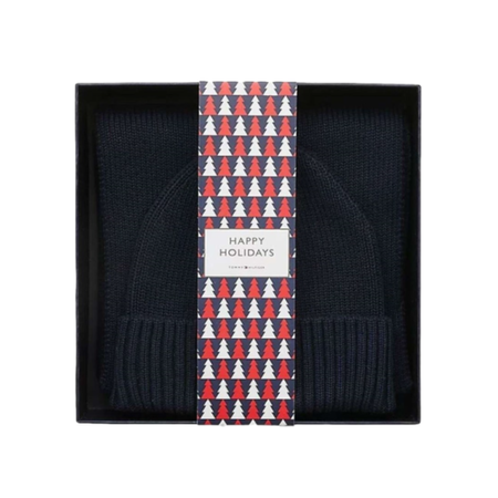 TOMMY HILFIGER ZESTAW DZIECIĘCY CZAPKA SZALIK