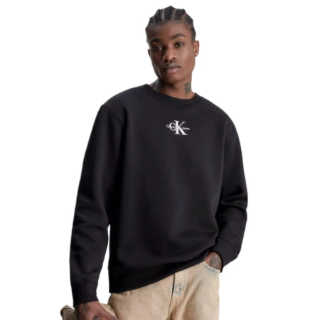 CALVIN KLEIN JEANS BLUZA MĘSKA MONOLOGO CREW NECK REGULAR